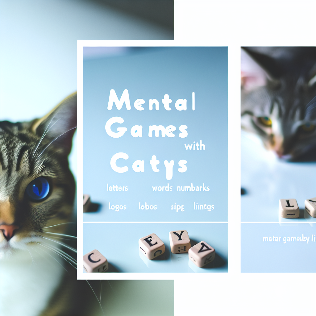 Kedi için oyun odaklı zihin geliştirme aktivitesi gösteren görsel